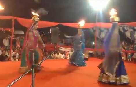 The fire dance rajasthan